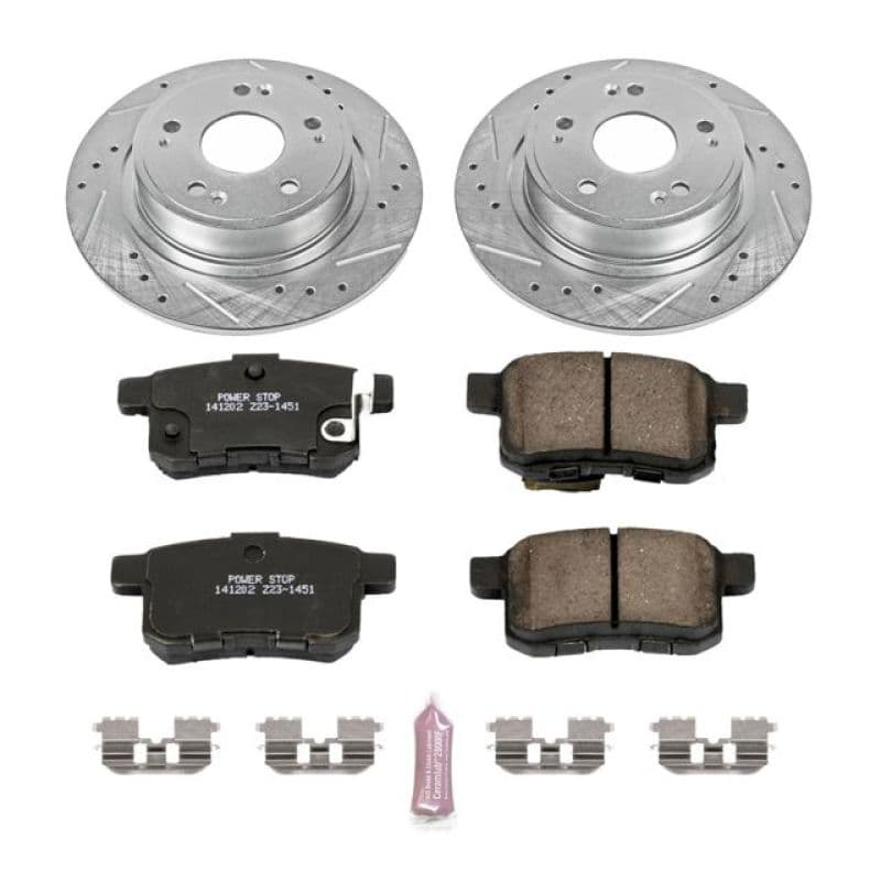 PowerStop Z23 Evolution Sport Brake Kit for Daily Driver Carbon-Fiber Ceramic...