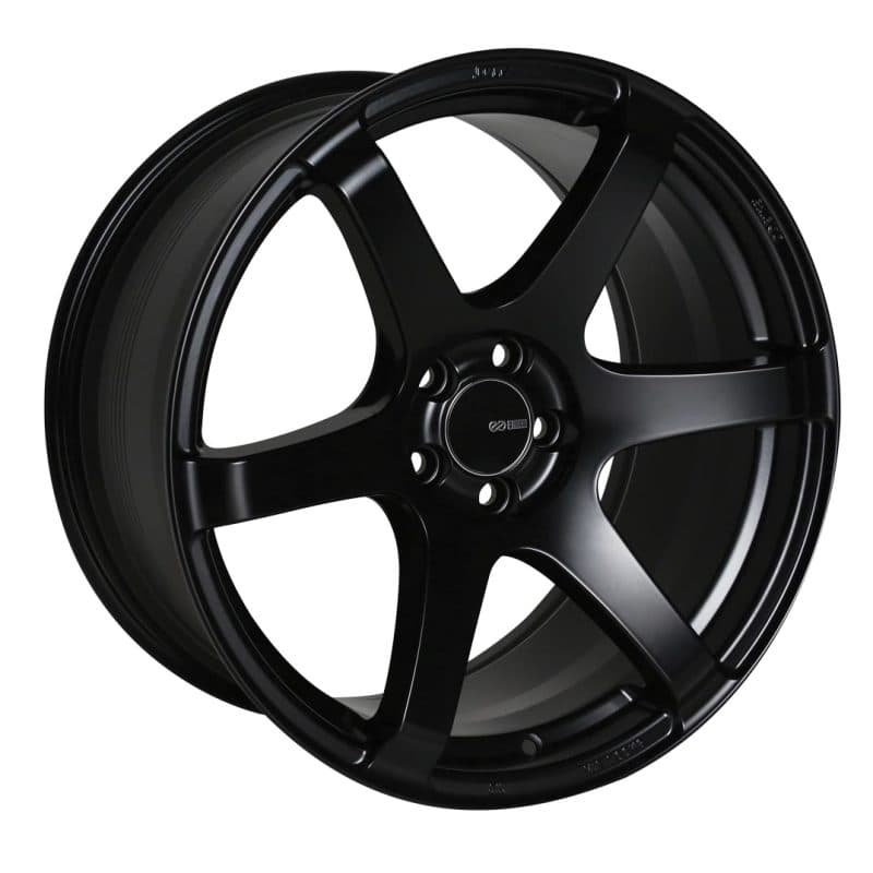 Enkei T6S 18x8.5 35mm Offset 5x114.3 Matte Black Wheel