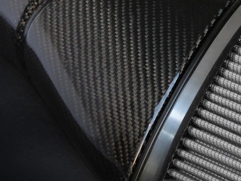 aFe Black Series Stage-2 Carbon Fiber Cold Air Intake with Heat Shield - Image 5
