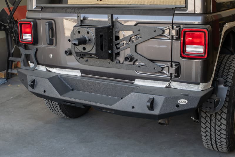 DV8 Offroad Tire Carrier for 2018+ Jeep JL Adjustable Up to 35" Tires - Image 3