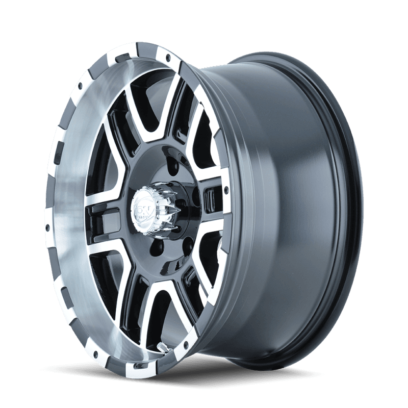 ION Wheels 179 Series 16x8 8x165.1 10mm Offset Black/Machined Wheel - Image 2