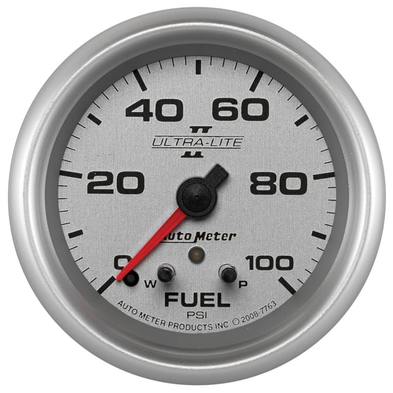 AutoMeter Ultra-Lite II Digital Fuel Pressure Gauge for Fuel Injected & Carbu...