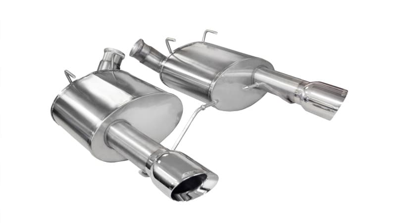 CORSA Performance Axle-Back Exhaust for Chevy C6 with Reflective Sound Cancel...