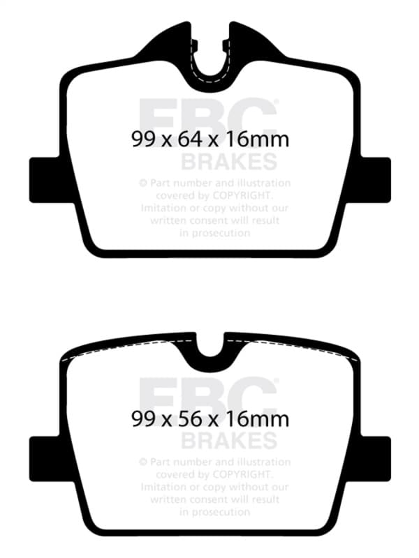 EBC Bluestuff NDX Brake Pads High Friction Sport & Race Material - Image 3