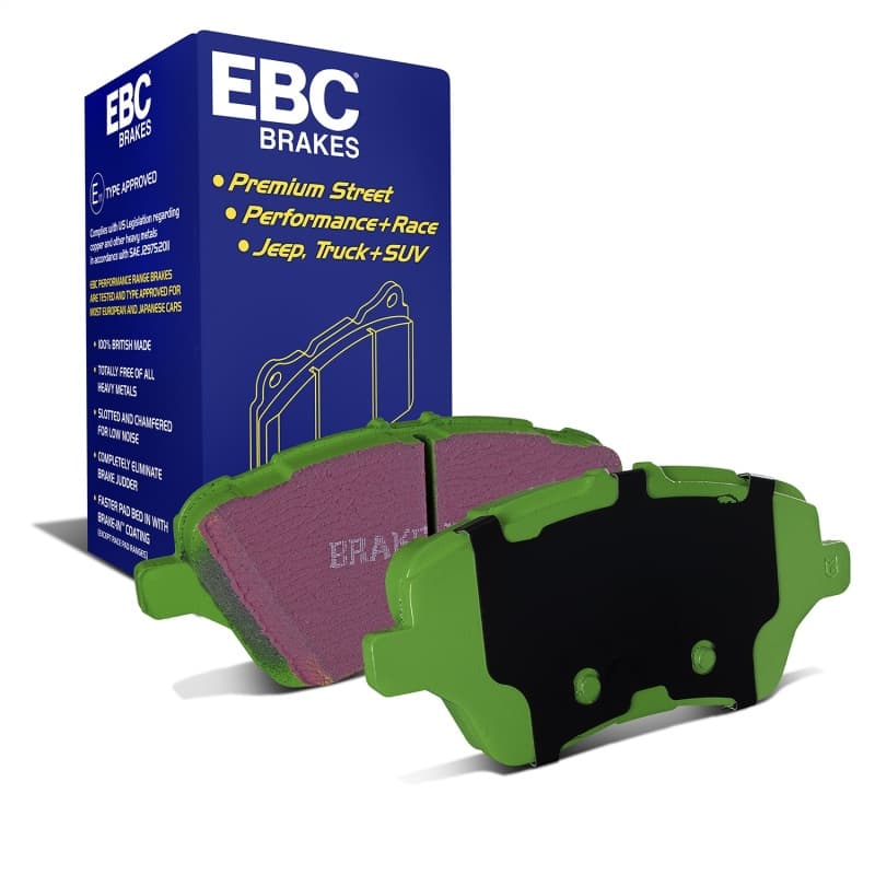 EBC Greenstuff Brake Pad Set for Premium Street Driving High Initial Effect