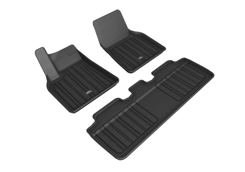 3D MAXpider Floor and Cargo Liners for Vehicle with MAXpider Fiber Backing