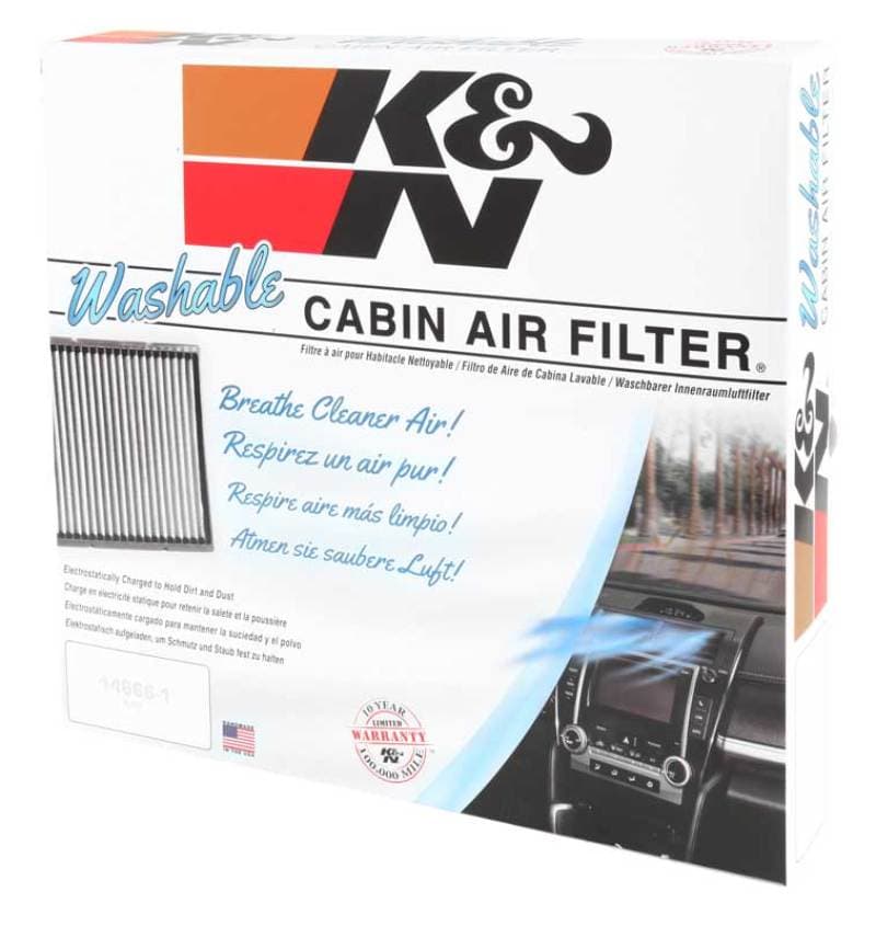 K&N Engineering Cabin Air Filter Washable High-Flow Synthetic Material - Image 5