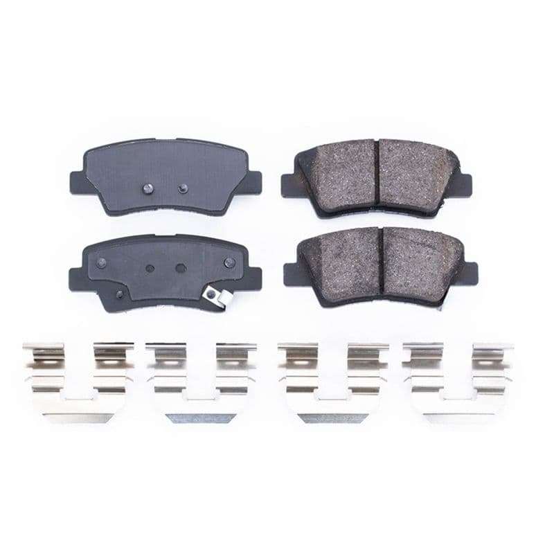 PowerStop Z17 Evolution Plus Ceramic Brake Pads with Stainless Steel Hardware