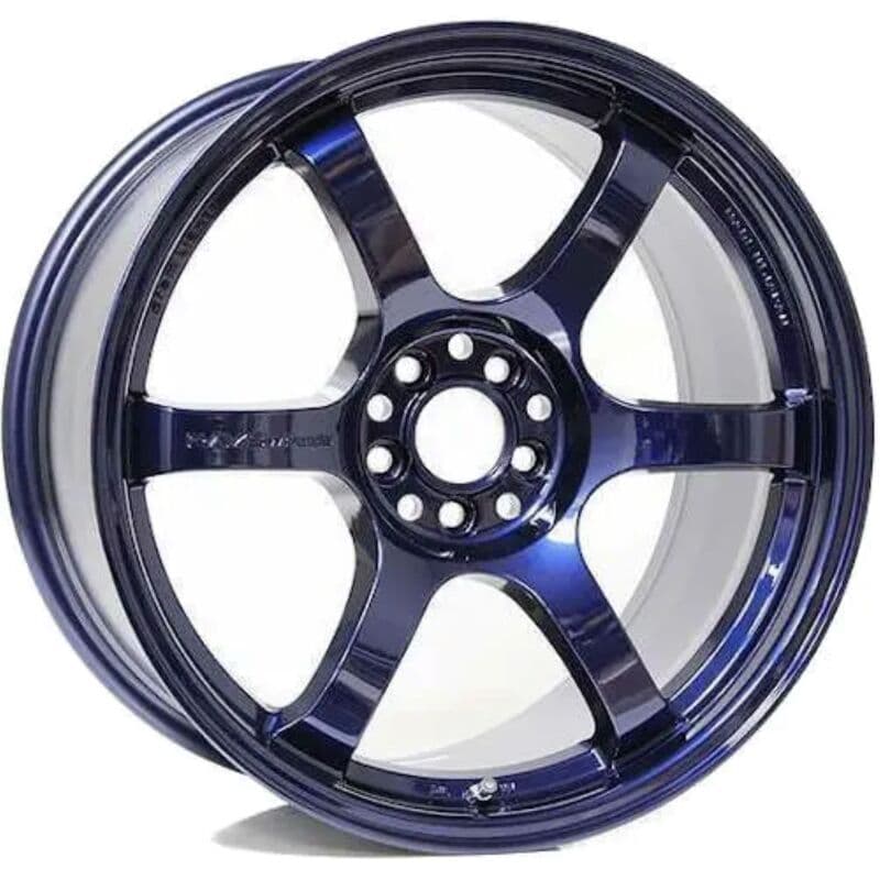 Gram Lights 57DR 18x9.5 +38 5x100 Eternal Blue Pearl Wheel