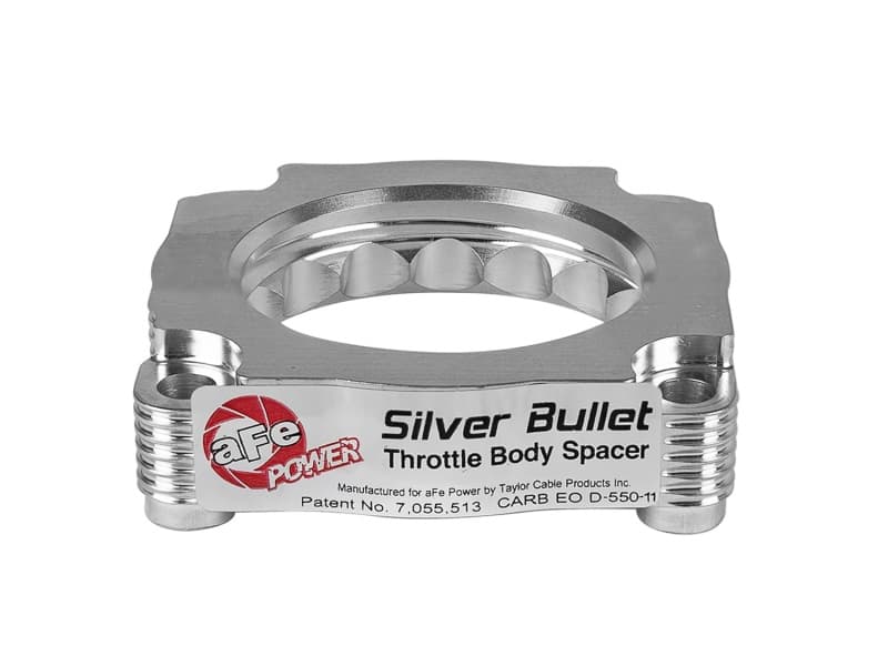 aFe Silver Bullet Throttle Body Spacer for Improved Airflow T-6061 Billet Alu... - Image 3