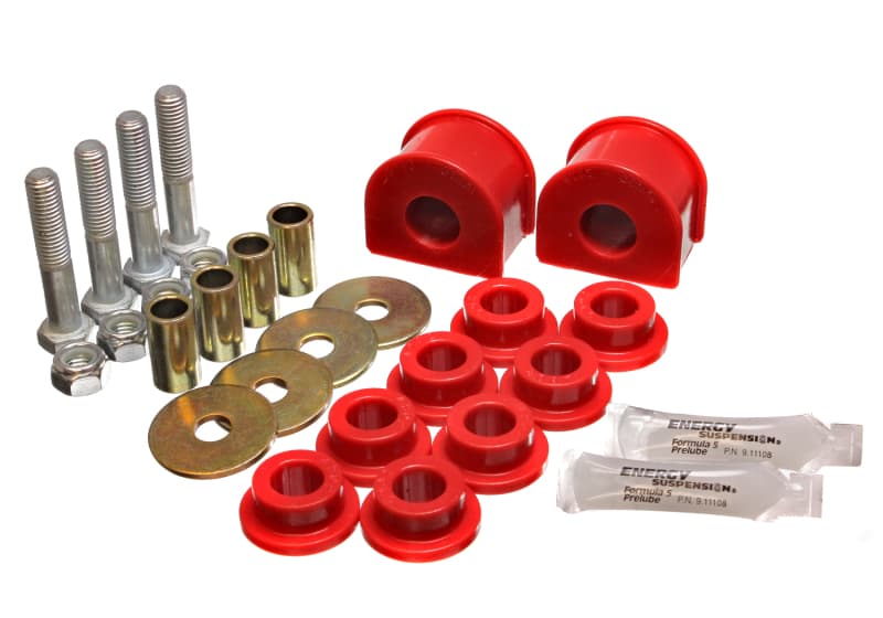 Energy Suspension Sway Bar Bushings Hyper-Flex Polyurethane Red - Image 3