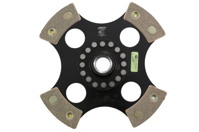 ACT 4-Pad Rigid Race Clutch Disc with Ceramic Friction Materials