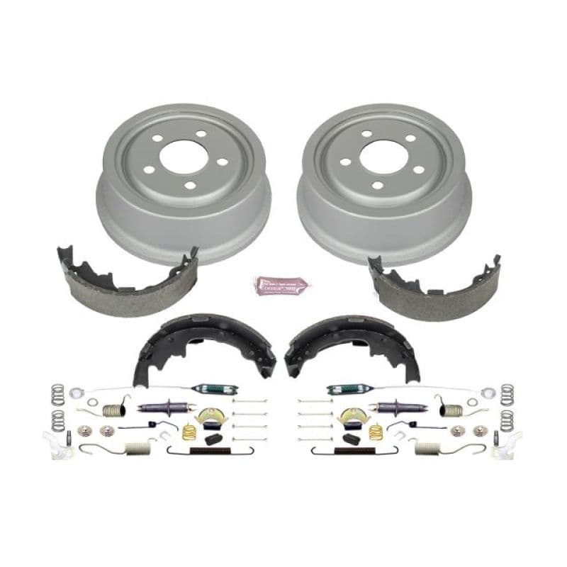 PowerStop Drum and Shoe Kit Stock Replacement Complete Brake Upgrade