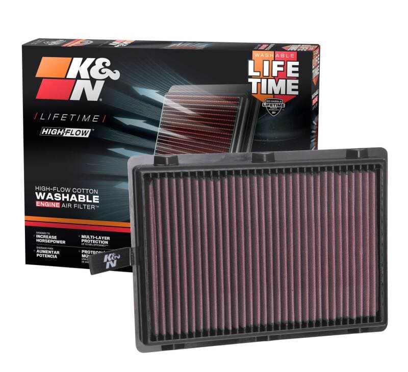 K&N Engineering Drop-In High-Flow Washable Air Filter 33-5075 - Image 5
