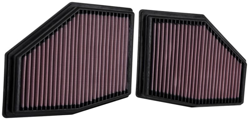 K&N Engineering Drop-In High-Flow Air Filter for Multiple Vehicles Reusable