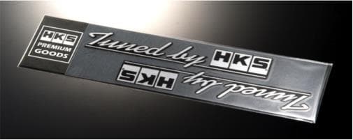 HKS Sticker Set 2pcs Tuned by BLACK