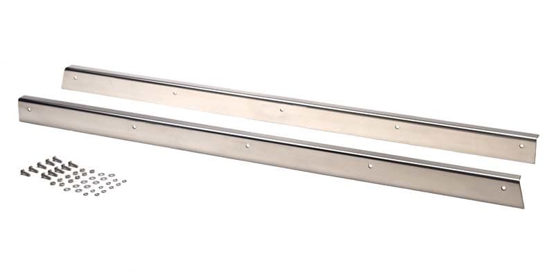 Kentrol Rocker Guards for Jeep CJ5 55-83 Pair Polished Silver