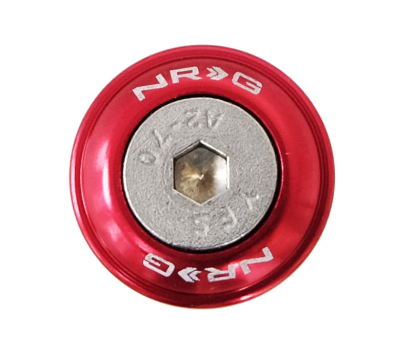 NRG Fender Washer Kit for Plastic w/Rivets Red Set of 10 - Image 2