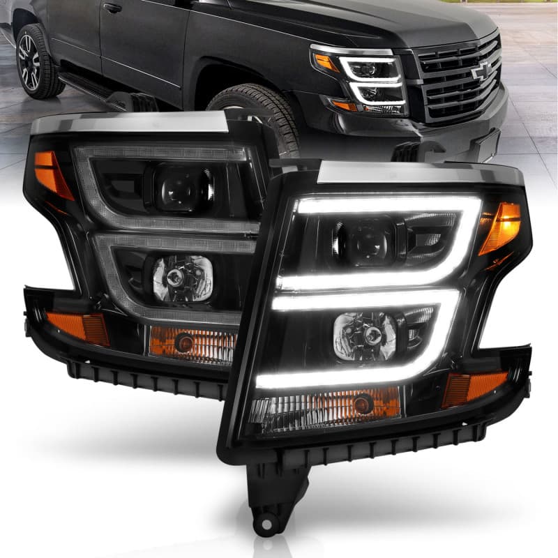 ANZO LED Projector Headlights for Chevy C6 High Output Replacement