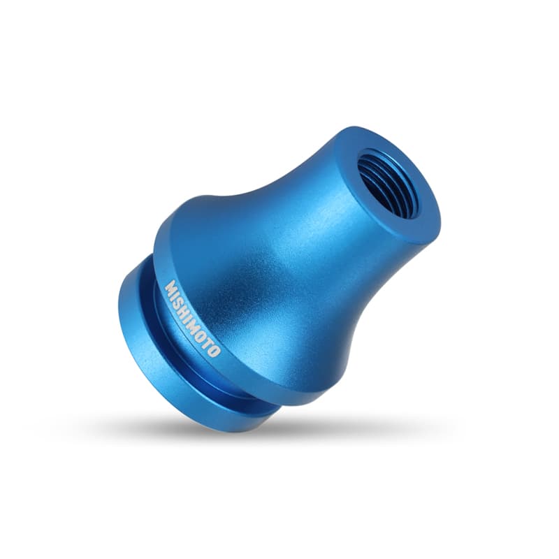 Mishimoto Shift Boot Retainer CNC 6061 Aluminum Anodized Blue - Image 3