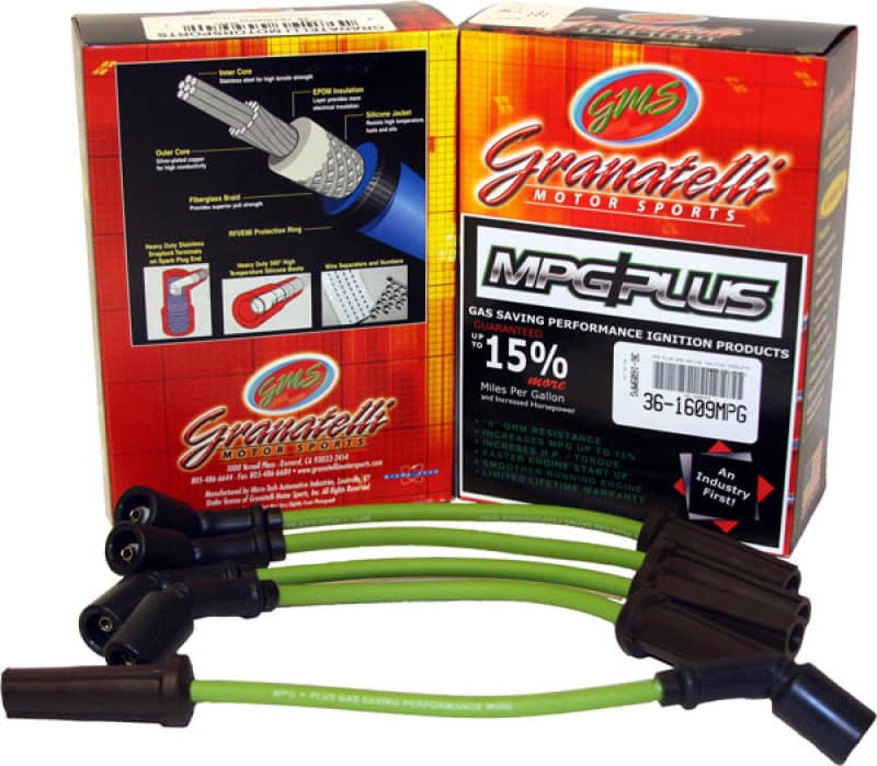 Granatelli Motor Sports Ignition Wires for 95-99 Mitsubishi Eclipse 4Cyl 2.0L...