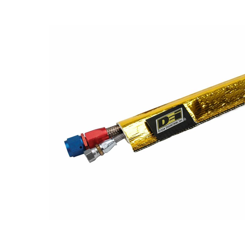 DEI Heat Sheath GOLD High Temp Polyimide Sleeving Reflects Heat up to 800°F - Image 2