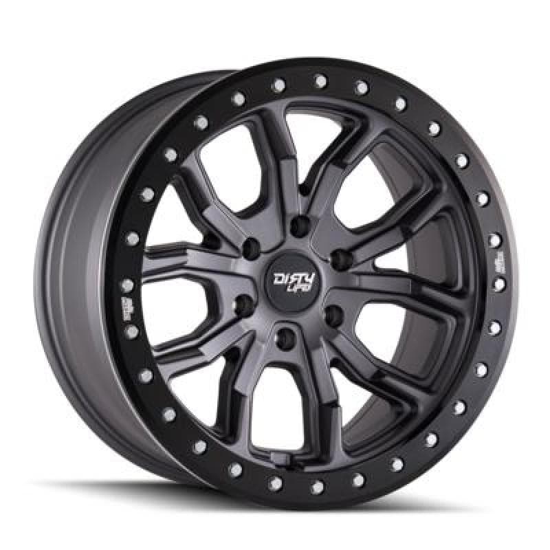Dirty Life DT-1 17x9 5x127 Matte Gunmetal Wheel for Simulated Rashring - Image 3