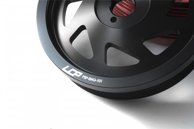 Perrin Performance Lightened Crank Pulley for Subaru WRX/BRZ/FXT/Crosstrek Black - Image 3