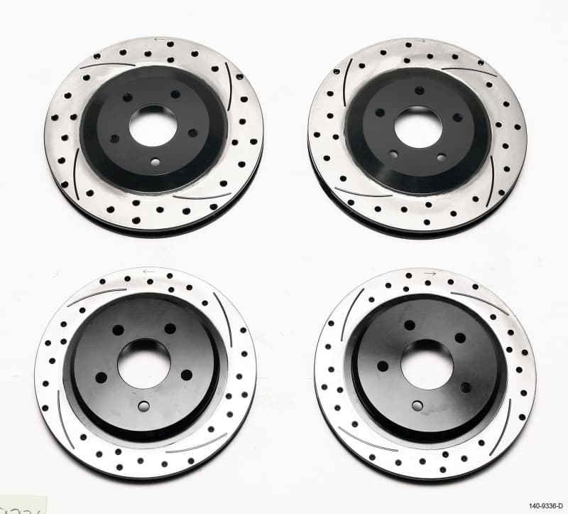 Wilwood ProMatrix Front and Rear Rotor Kit for OE Calipers High-Temp Durable