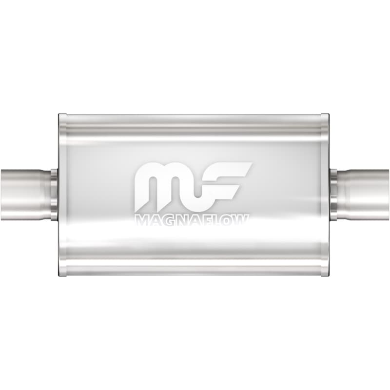 Magnaflow 5x8in Oval Straight-Through Stainless Steel Performance Muffler - Image 2