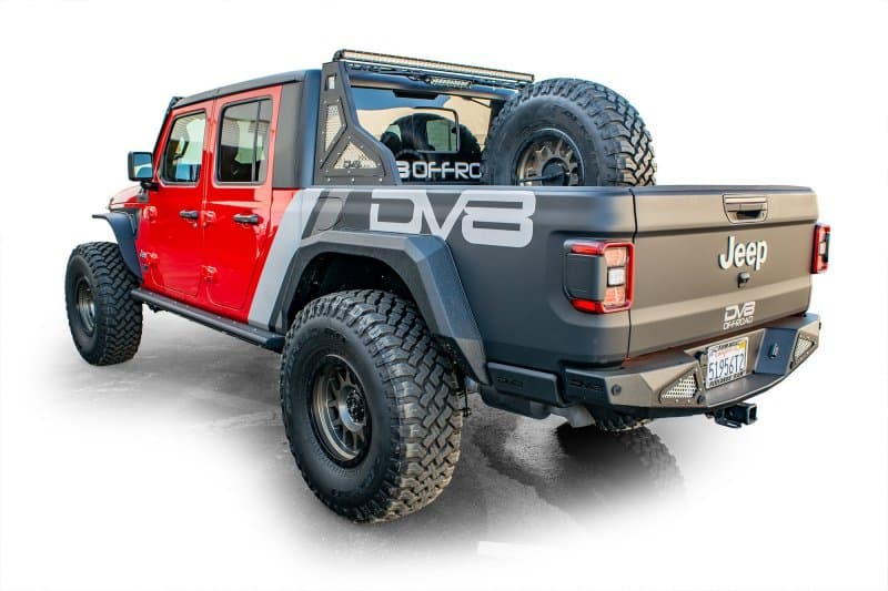 DV8 Offroad Tire Carrier for Truck Beds 3/16" Steel Universal Fit Up to 42" Tire - Image 4