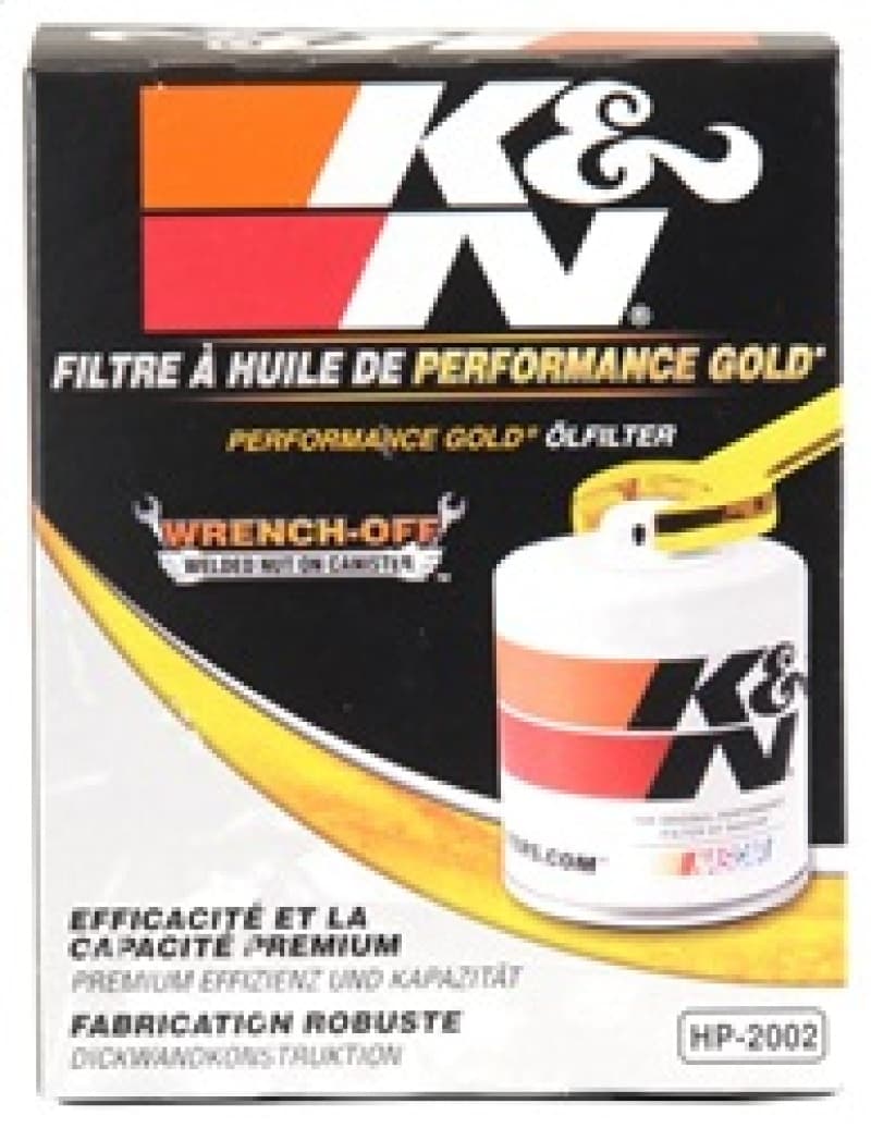 K&N Engineering Oil Filter HP-2002 with Welded Hex Nut for Quick Removal - Image 5