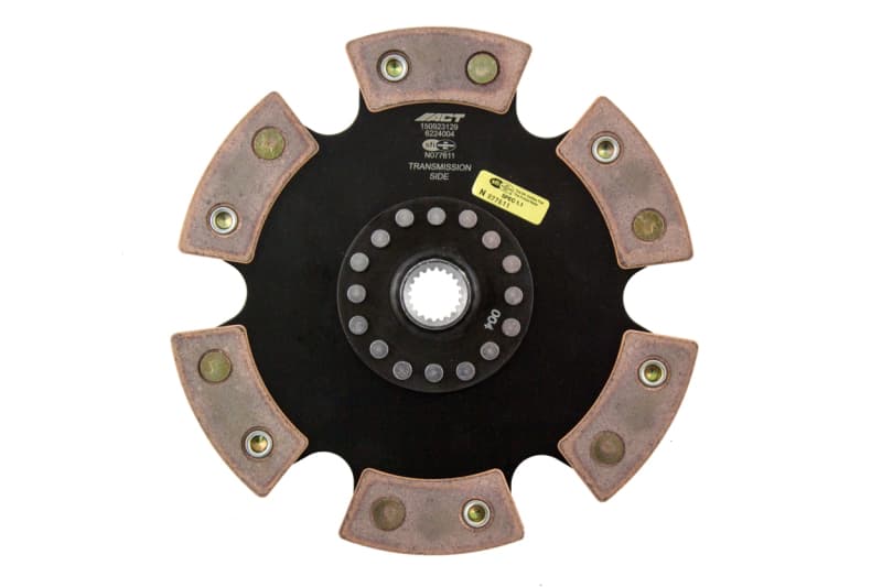 ACT 6-Pad Rigid Race Clutch Disc with Ceramic Friction Material