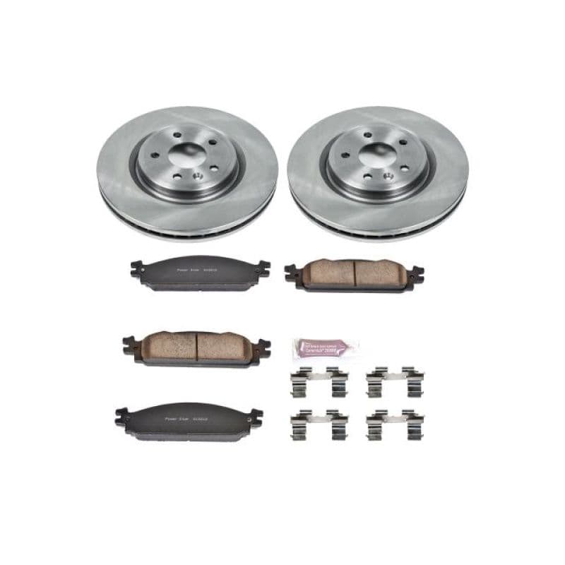 PowerStop Autospecialty Brake Kit for Daily Driver with Z17 Ceramic Pads & Ro...