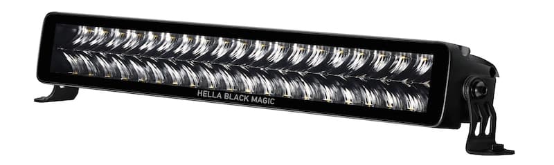 Hella Black Magic LED Light Bar 12" High-Power Worklight with Cooling Fins - Image 3