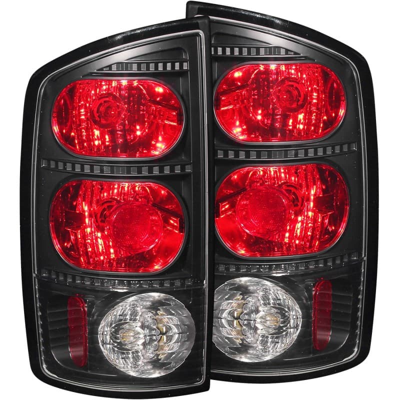ANZO Tail Light Assembly Pair Dark Smoke Lens for Chevy C6