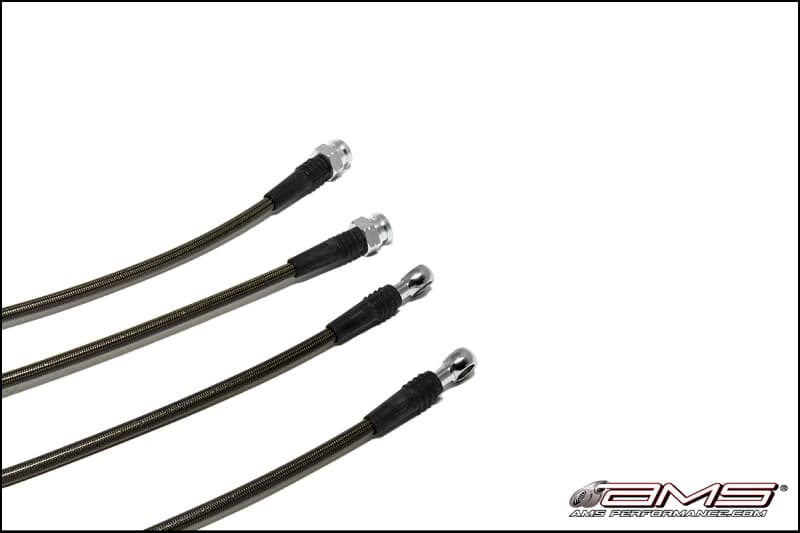 AMS Brake Lines for Chevy C6 6-Piston Stainless Steel Braided - Image 2