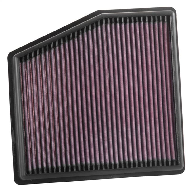 K&N Engineering Drop-In Air Filter Washable Reusable High-Flow for Multiple V...