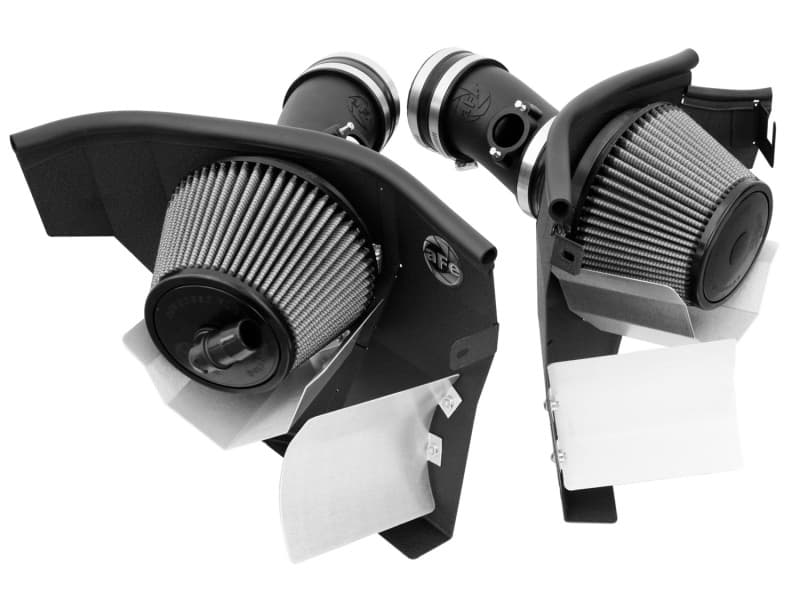 aFe Pro-Dry S Intake with Heat Shield for Ford Mustang 16-Gauge Steel