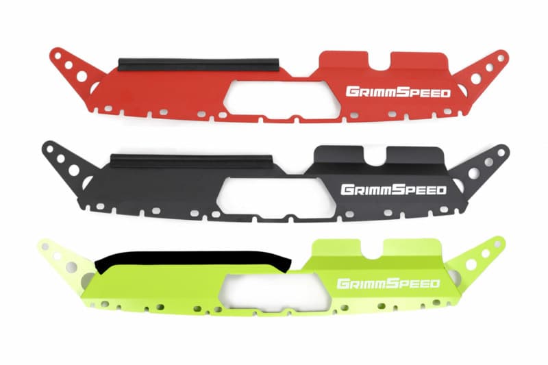 GrimmSpeed Radiator Shroud for 15+ Subaru WRX/STI Black - Image 4