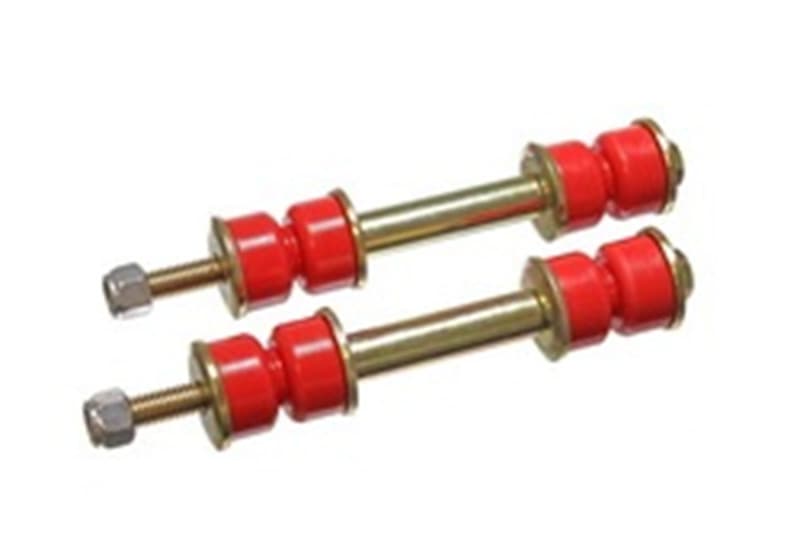 Energy Suspension End Links for Performance Vehicles Red Hyper-Flex Polyurethane - Image 3