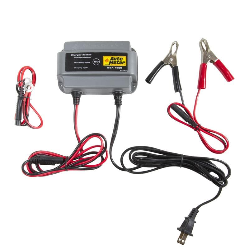 AutoMeter 1.5 Amp Battery Charger for 12V Lead Acid Batteries BEX-1500 - Image 2