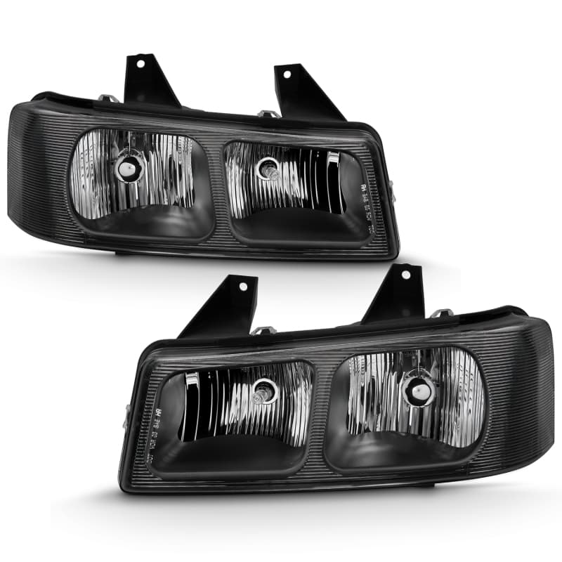 ANZO Crystal Headlights for Chevy C6 Clear Lens Replacement Pair