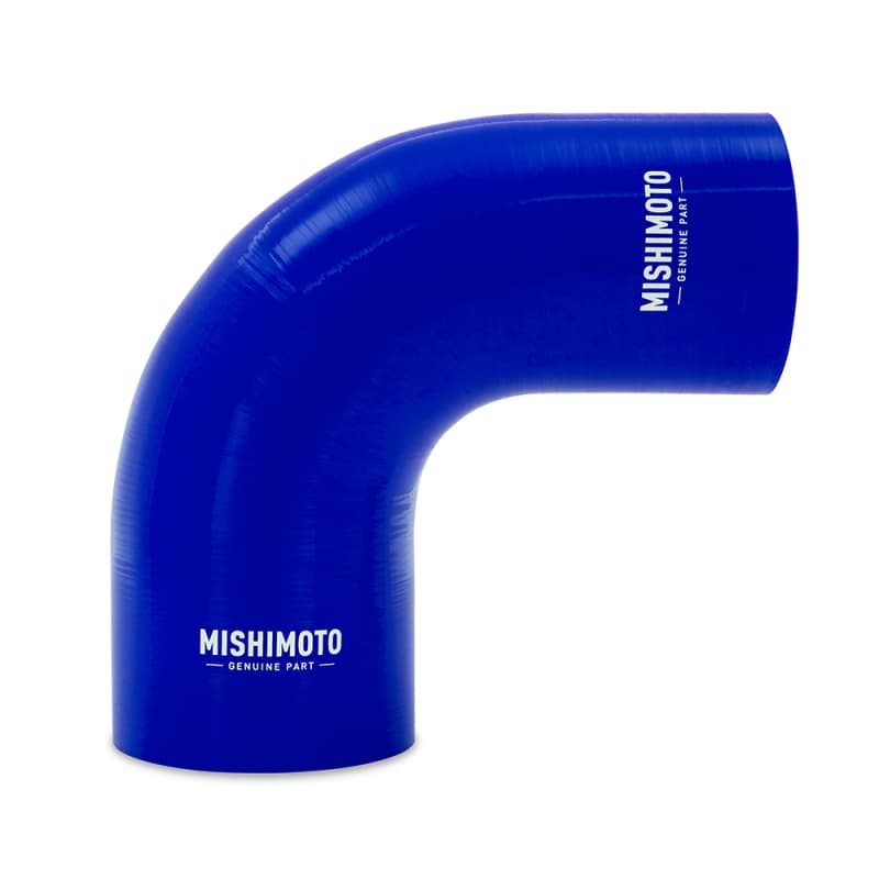 Mishimoto 90-Degree Silicone Coupler 3.0in Blue 4-Layer Heat-Resistant