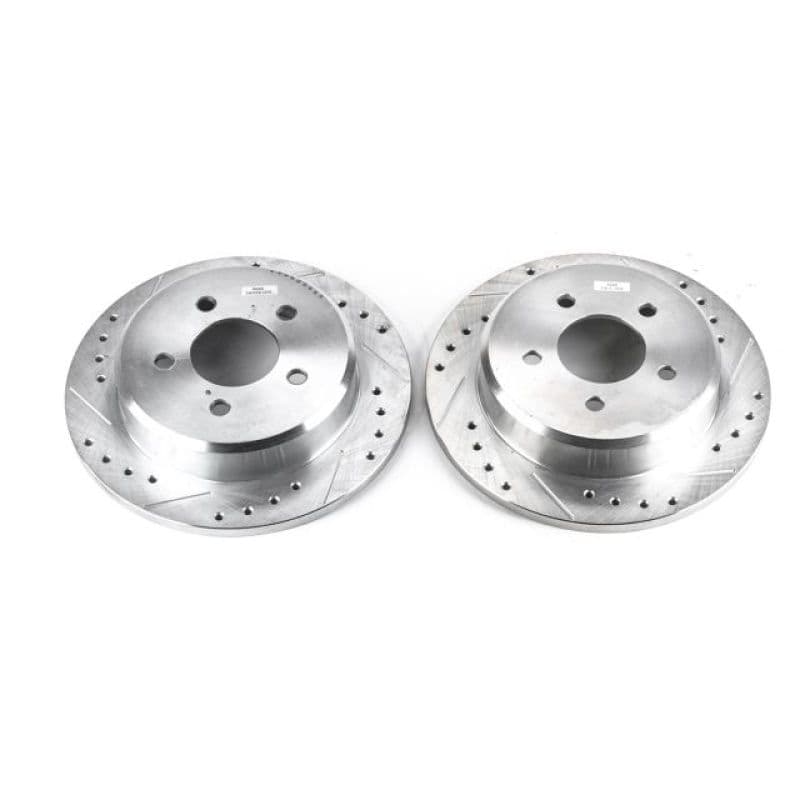 PowerStop Evolution Drilled/Slotted Rotor for Improved Cooling and Performance