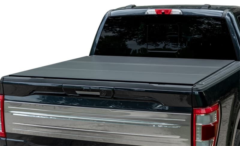 Access LOMAX Tri-Fold Cover for Truck Bed Durable Waterproof Material - Image 2