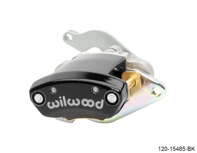 Wilwood Mechanical Caliper MC4 Left Hand Black 1.19in Piston 1.10in Rotor