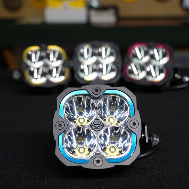 KC HiLiTES FLEX ERA 4 Blue Bezel Replacement for FLEX ERA 4 LEDs - Image 4