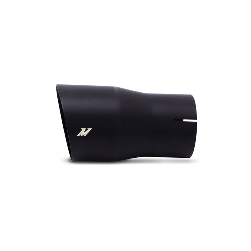 Mishimoto Exhaust Tip for Universal Fit 5-Inch Slashed Matte Black 304 Stainl...