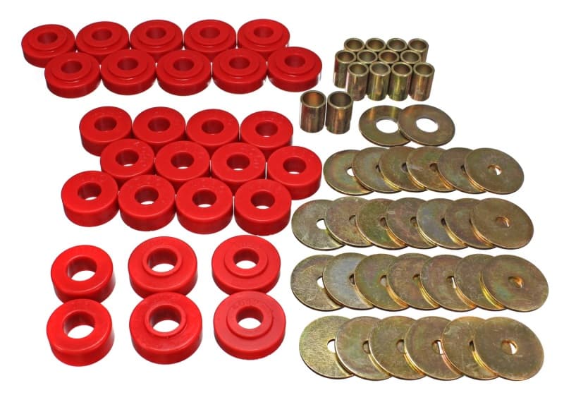 Energy Suspension Body Mounts Hyper-Flex Polyurethane for Truck Cab and Bed A... - Image 2